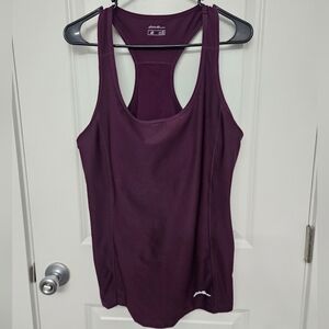 Eddie Bauer Women's Deep Purple Workout Tank Top XL